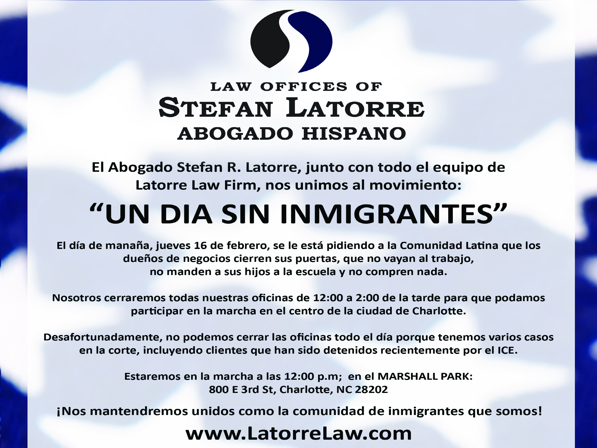EL MOVIMIENTO «UN DÍA SIN INMIGRANTES»