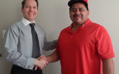 Neptalí received excellent workers compensation