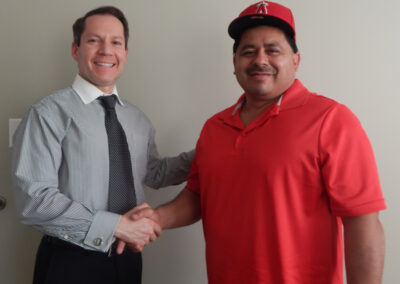 Neptalí received excellent workers compensation