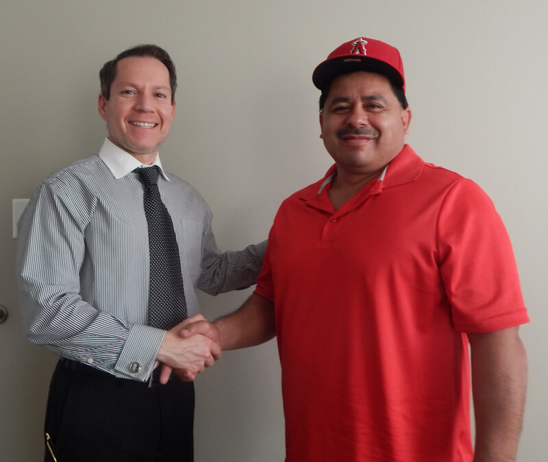 Neptalí received excellent workers compensation