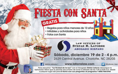 We invite you to the party with Santa