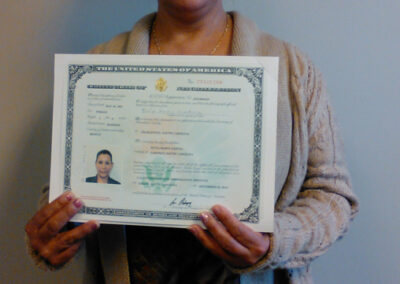Elvia get US citizenship