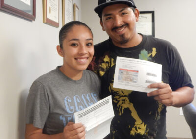 Erick got his work permit