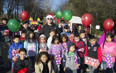 The “Party with Santa” was a success