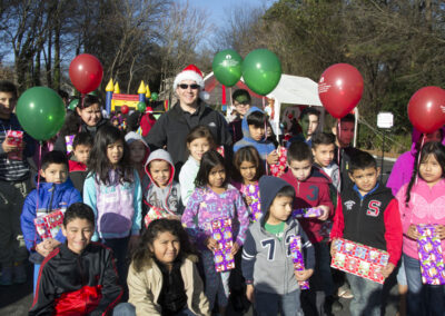 The “Party with Santa” was a success