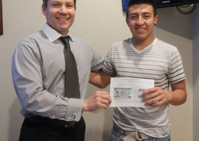 Abandoned child achieves permanent residence