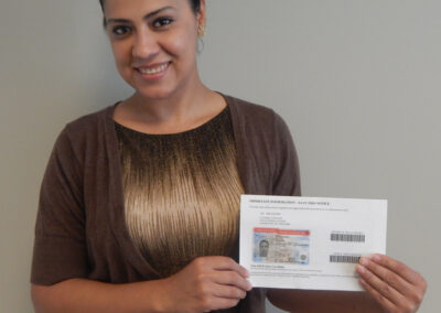 Rosalba got his miracle: the residence in the United States
