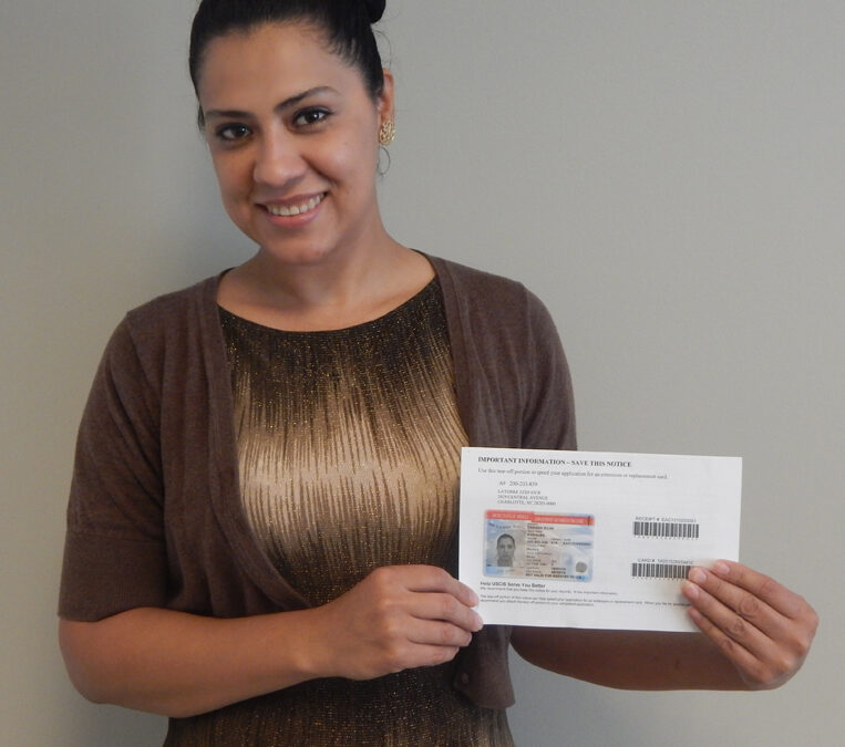 Rosalba got his miracle: the residence in the United States