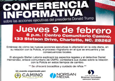 CONFERENCIA INFORMATIVA SOBRE LAS ACCIONES EJECUTIVAS DEL PRESIDENTE