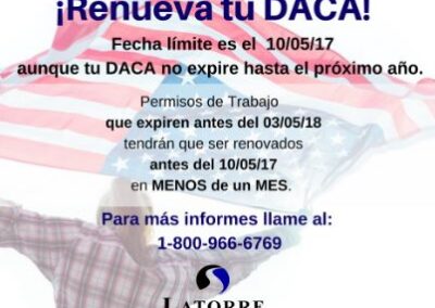 ¡Renueva tu DACA!