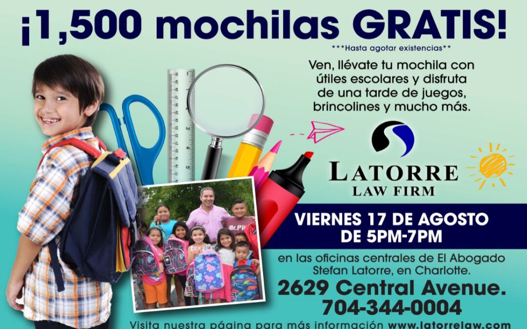 Regreso a la escuela con el Abogado Stefan Latorre – 8/17/2018