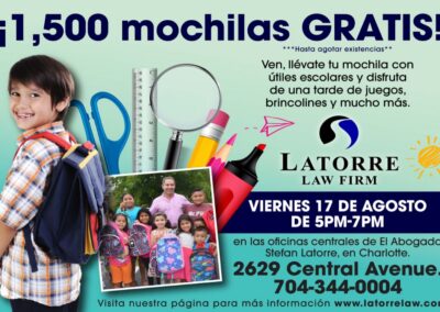 Regreso a la escuela con el Abogado Stefan Latorre – 8/17/2018